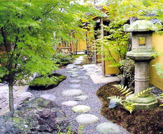 石灯篭・縁石・玉砂利 石材全般 和風庭園 日本庭園